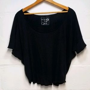 We the Free by Free People black slouchy crop top